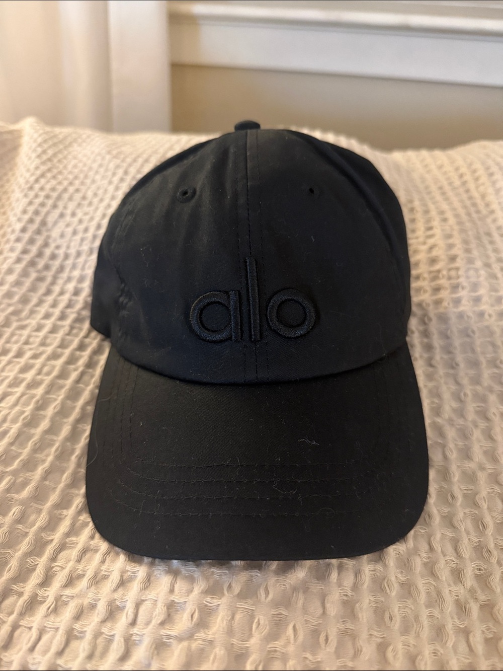 ALO Yoga Black Logo hat